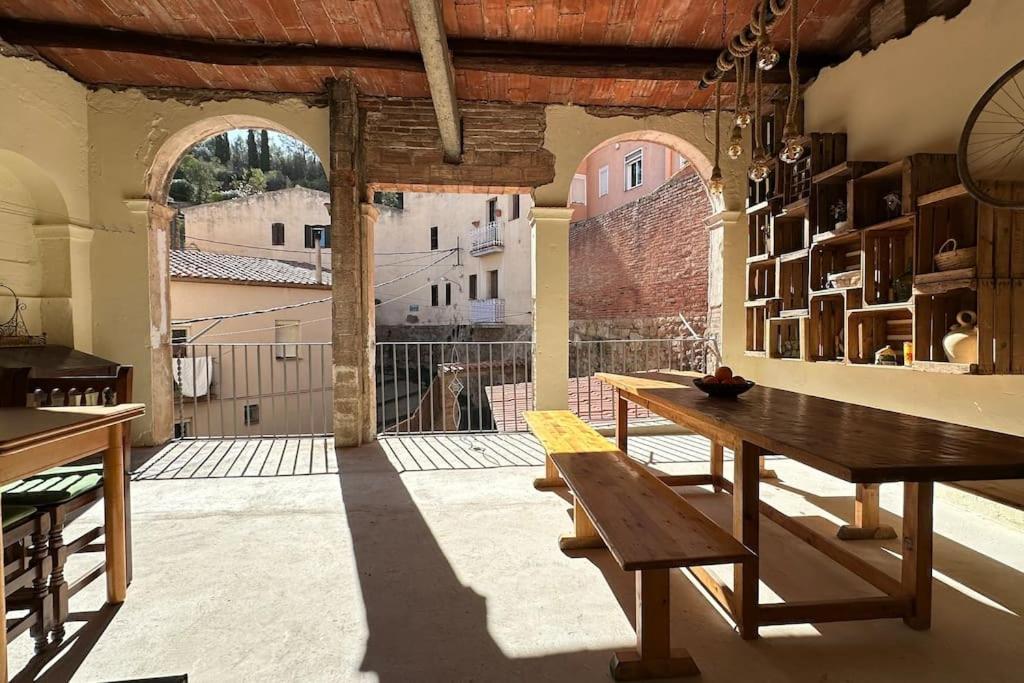 Habitacion L'Elefant En Casa Cami De Les Aiguees Monistrol De Montserrat Extérieur photo